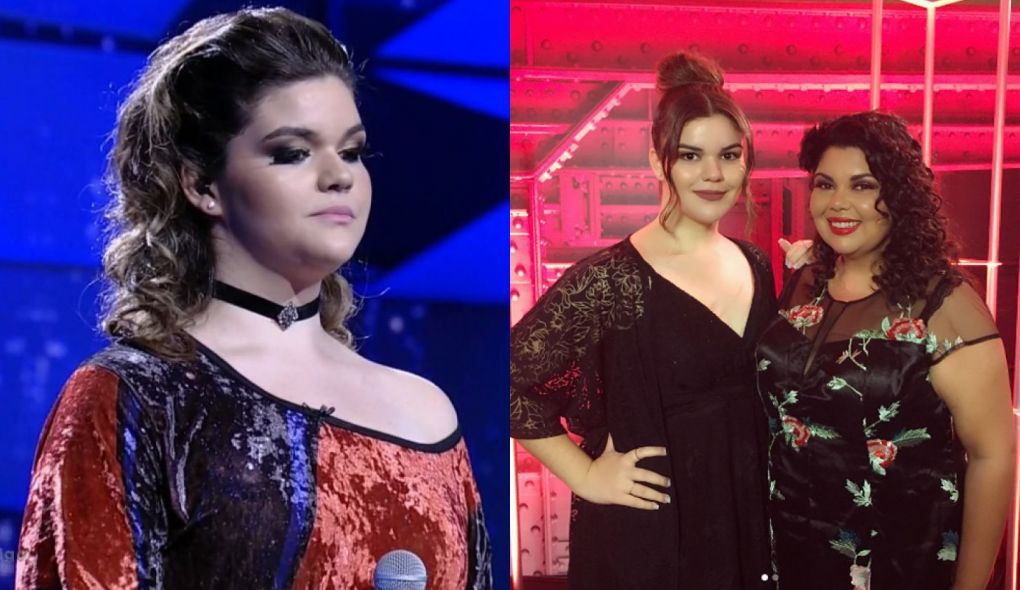 Laura Simoes, filha de Fabiana Karla, participou do Canta Comigo