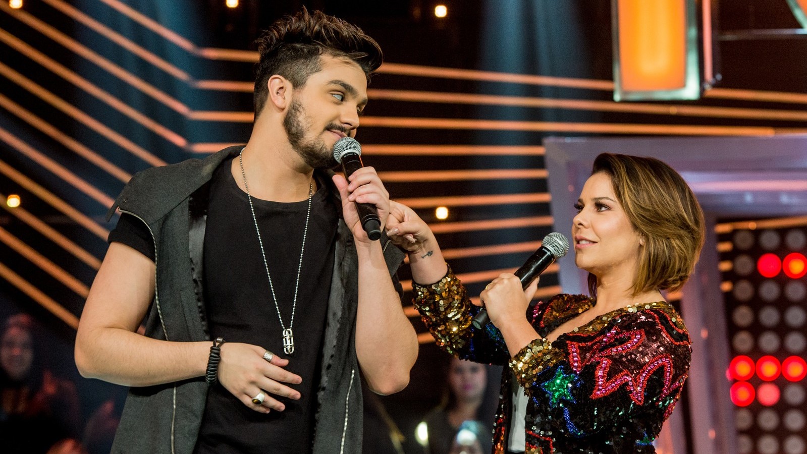 Luan Santana e Fernanda Souza no SóTocaTop