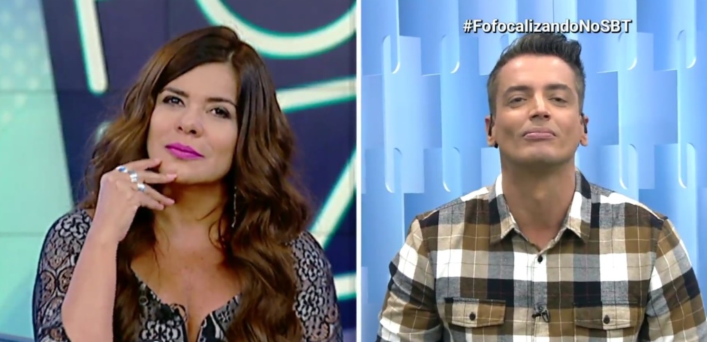 Mara Maravilha e Leo Dias no Fofocalizando