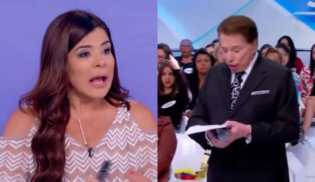 Mara Maravilha e Silvio Santos