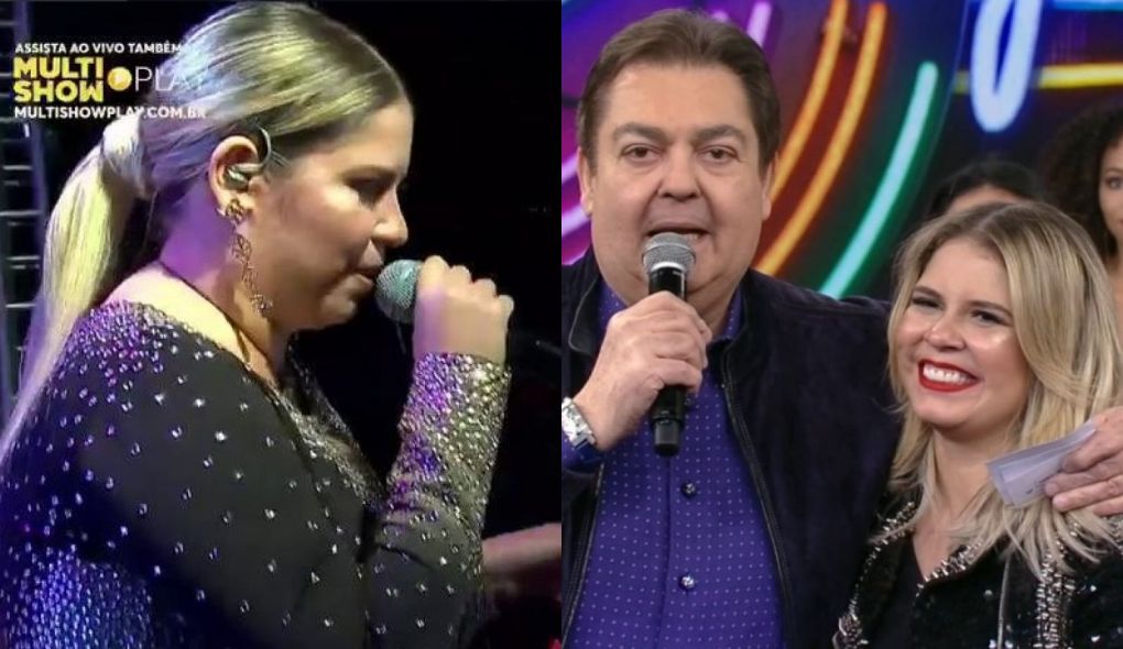 Marilia Mendonca apareceu na Globo e no Multishow ao mesmo tempo