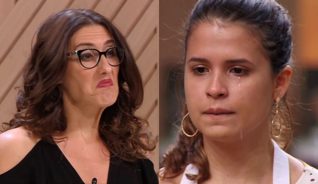 Paola Carosella e Katleen no MasterChef