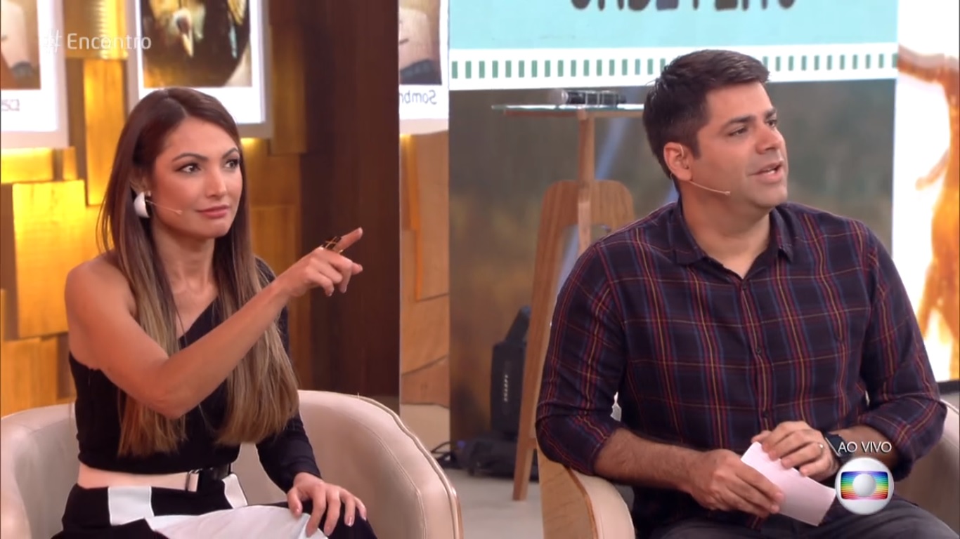 Patricia Poeta e Lair Renno no Encontro