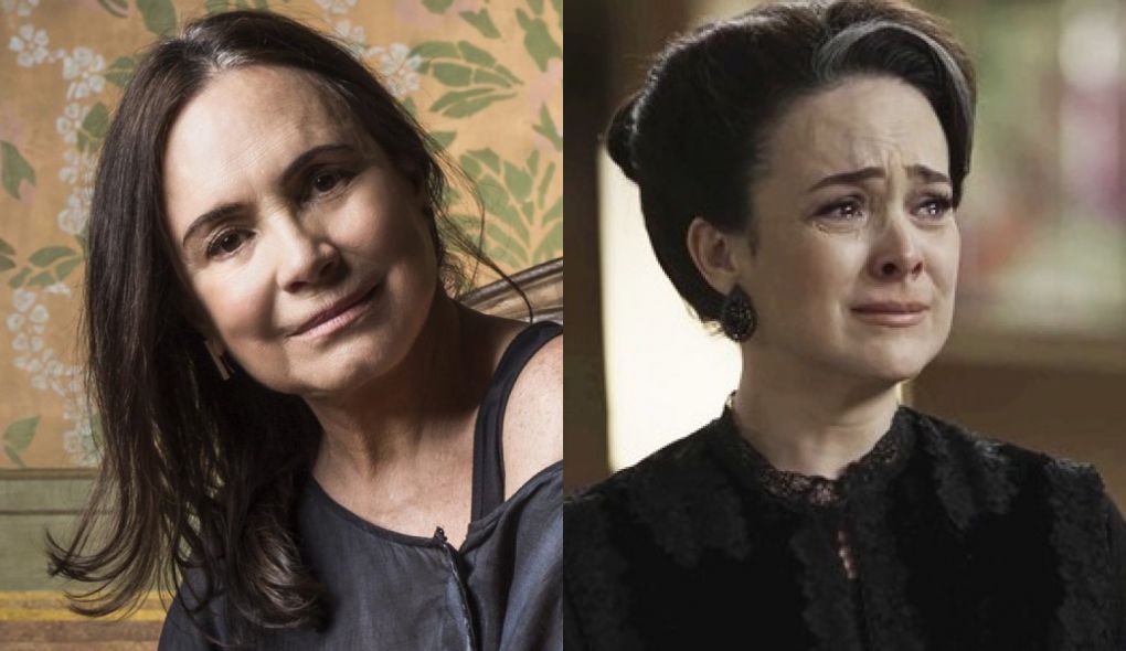 Regina Duarte e Gabriela Duarte como Julieta de Orgulho e Paixao