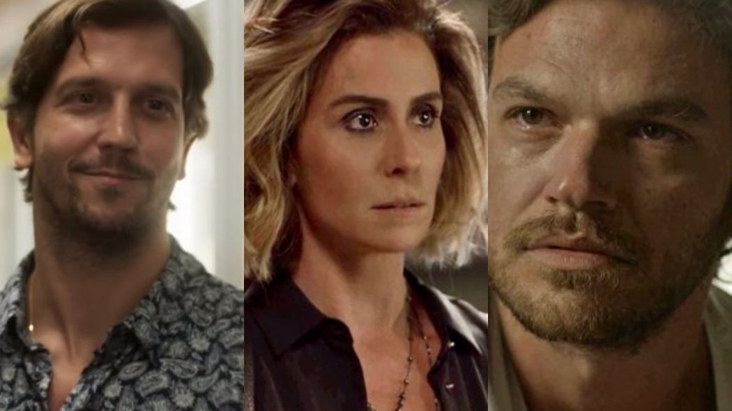 Remy (Vladimir Brichta), Luzia (Giovanna Antonelli) e Beto (Emilio Dantas) de Segundo Sol