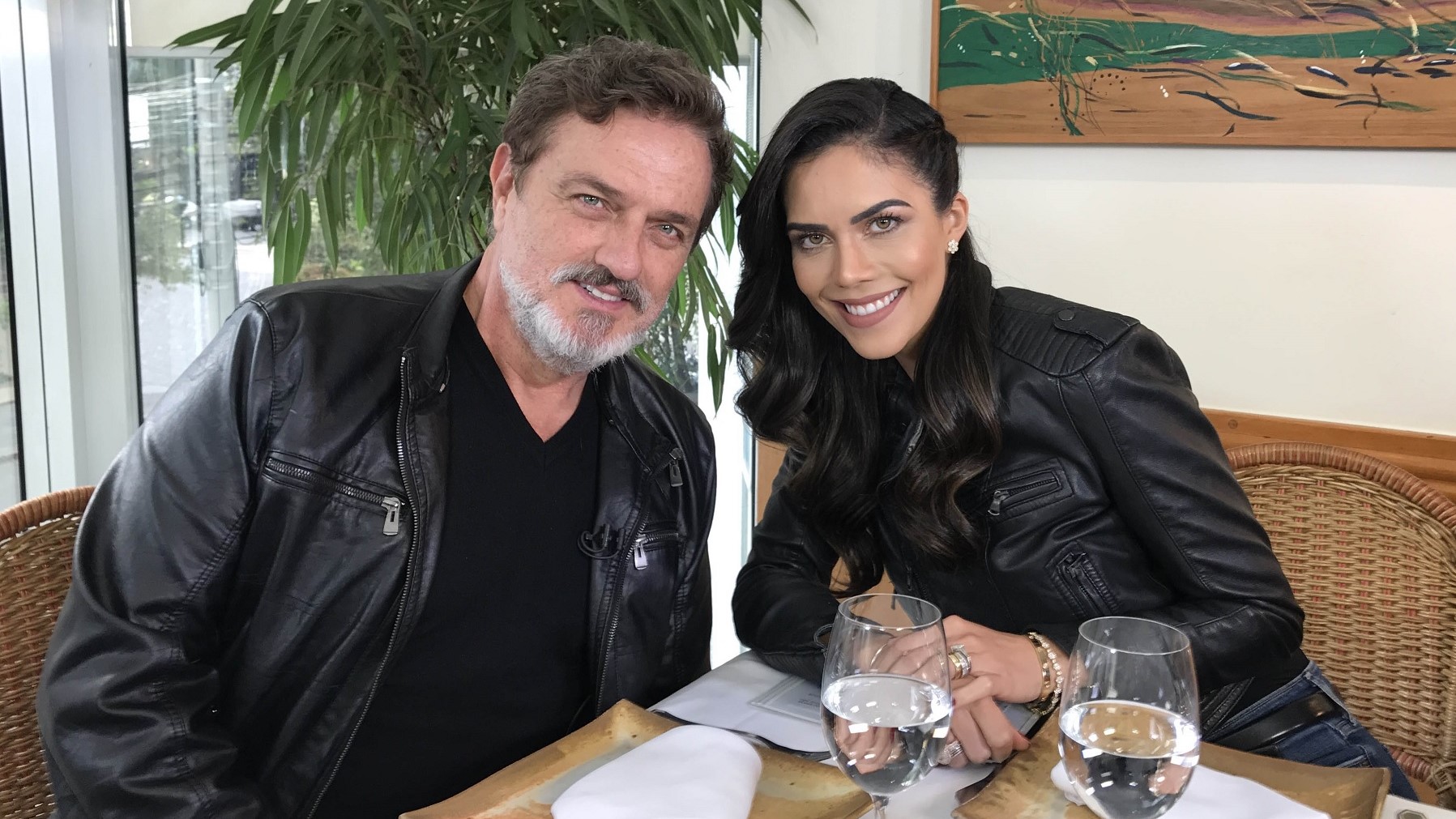 Werner Schünemann e Daniela Albuquerque no Sensacional