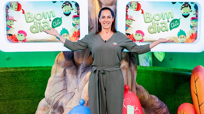 Silvia Abravanel no Bom Dia & Cia