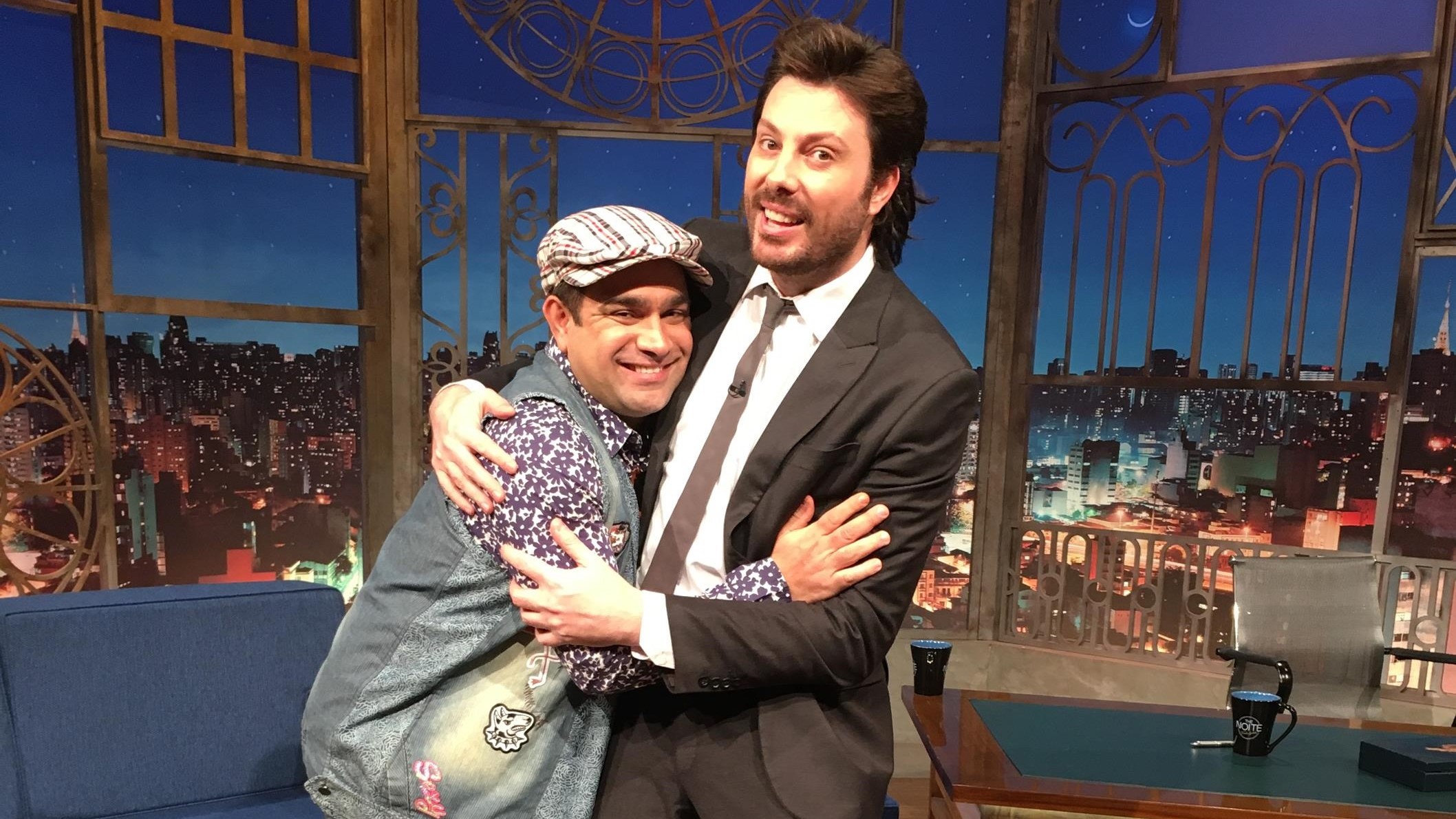 Evandro Santo no The Noite Com Danilo Gentili