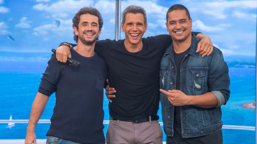 Márcio Garcia recebe Felipe Andreoli e Xanddy no Tamanho Família