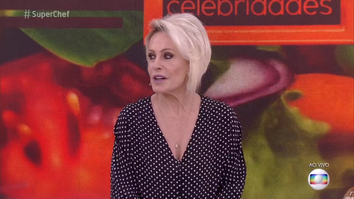 Ana Maria Braga cometeu gafe durante o SuperChef, do Mais Voce