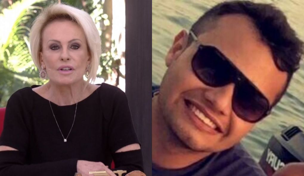 Ana Maria Braga e Luiz Carlos Moraes Mesquita Junior, funcionario do Mais Voce que foi assassinado