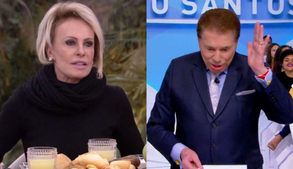 Ana Maria Braga e Silvio Santos