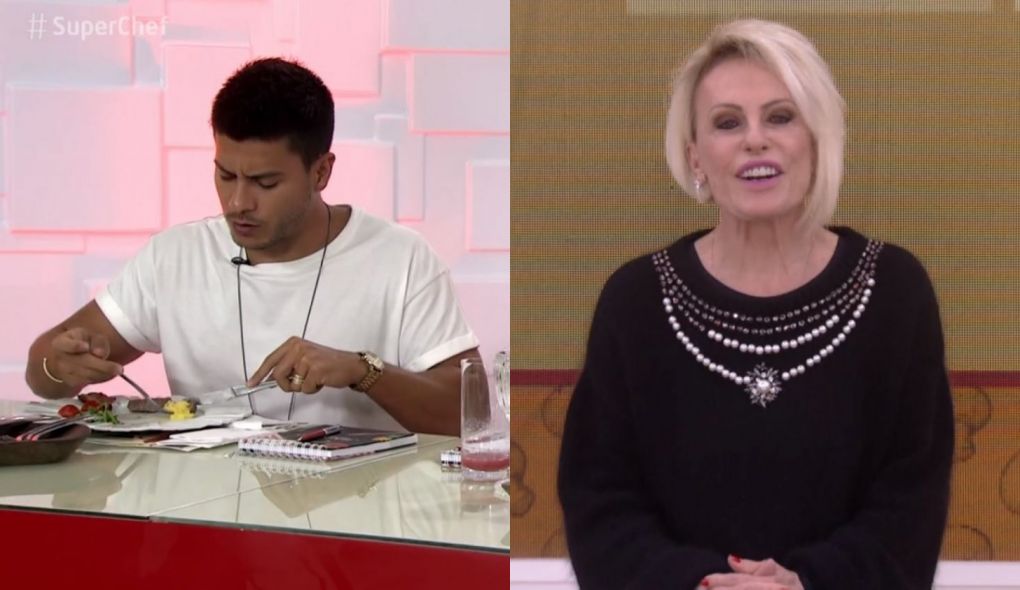 Arthur Aguiar participou do SuperChef, quadro do Mais Voce