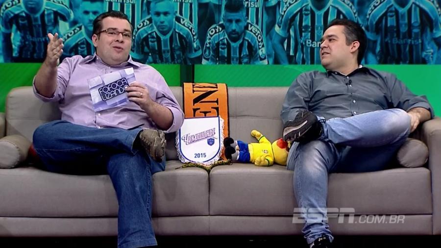 Atracao da ESPN questionou jogador sobre casamento e fez brincadeira envolvendo o Fofocalizando
