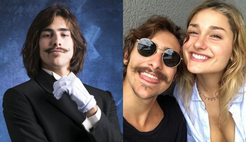 Bruno Montaleone como o Bento de O Tempo Nao Para e Sasha, namorada do ator