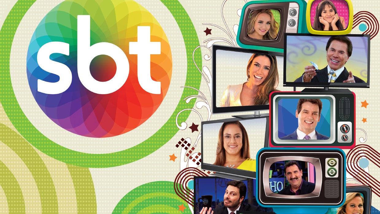 Capa do álbum de figurinhas do SBT