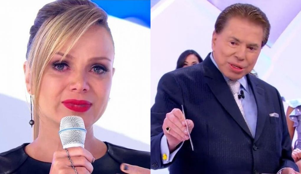 Eliana e Silvio Santos