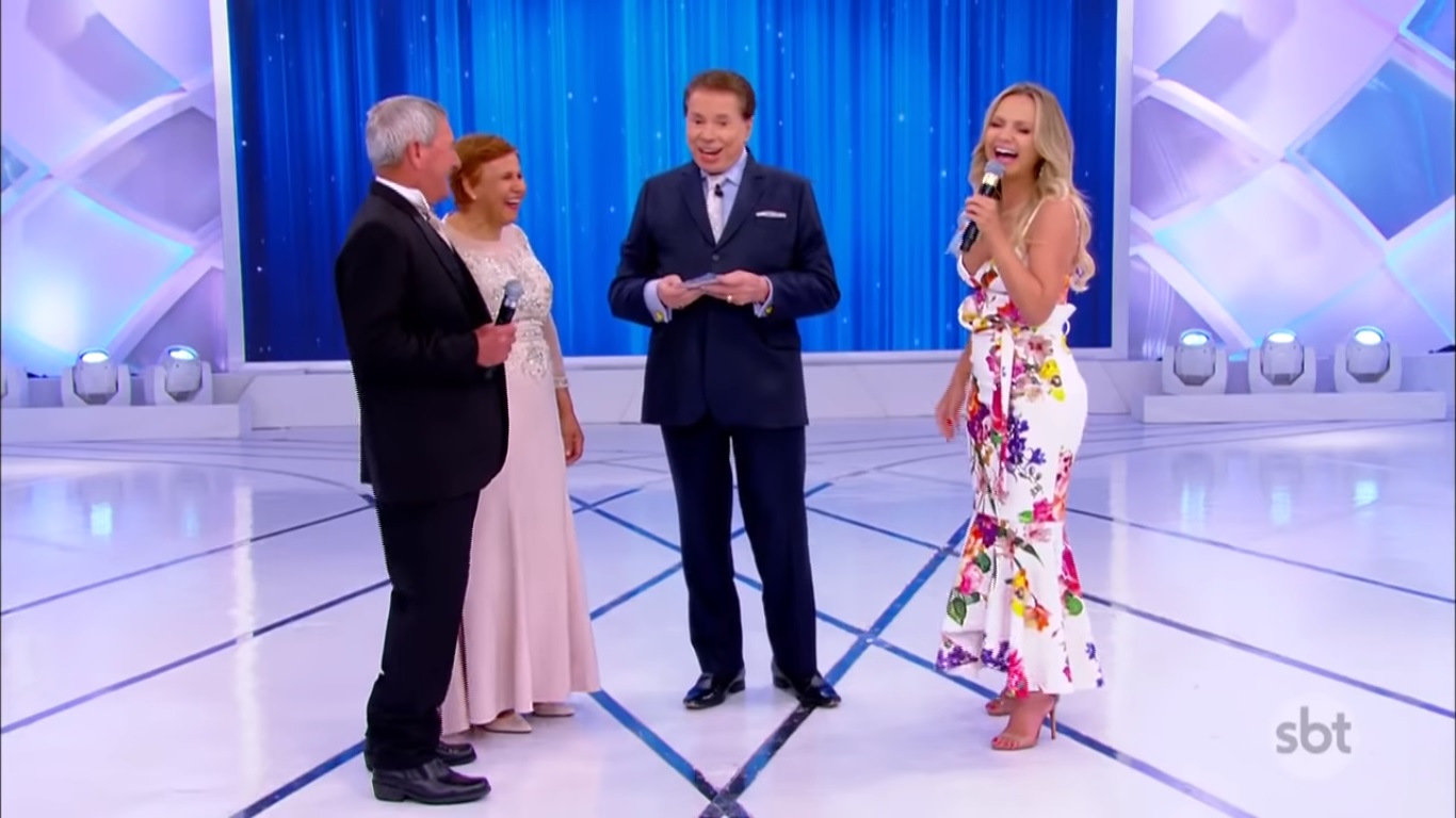 Eliana levou casal para rever Silvio Santos