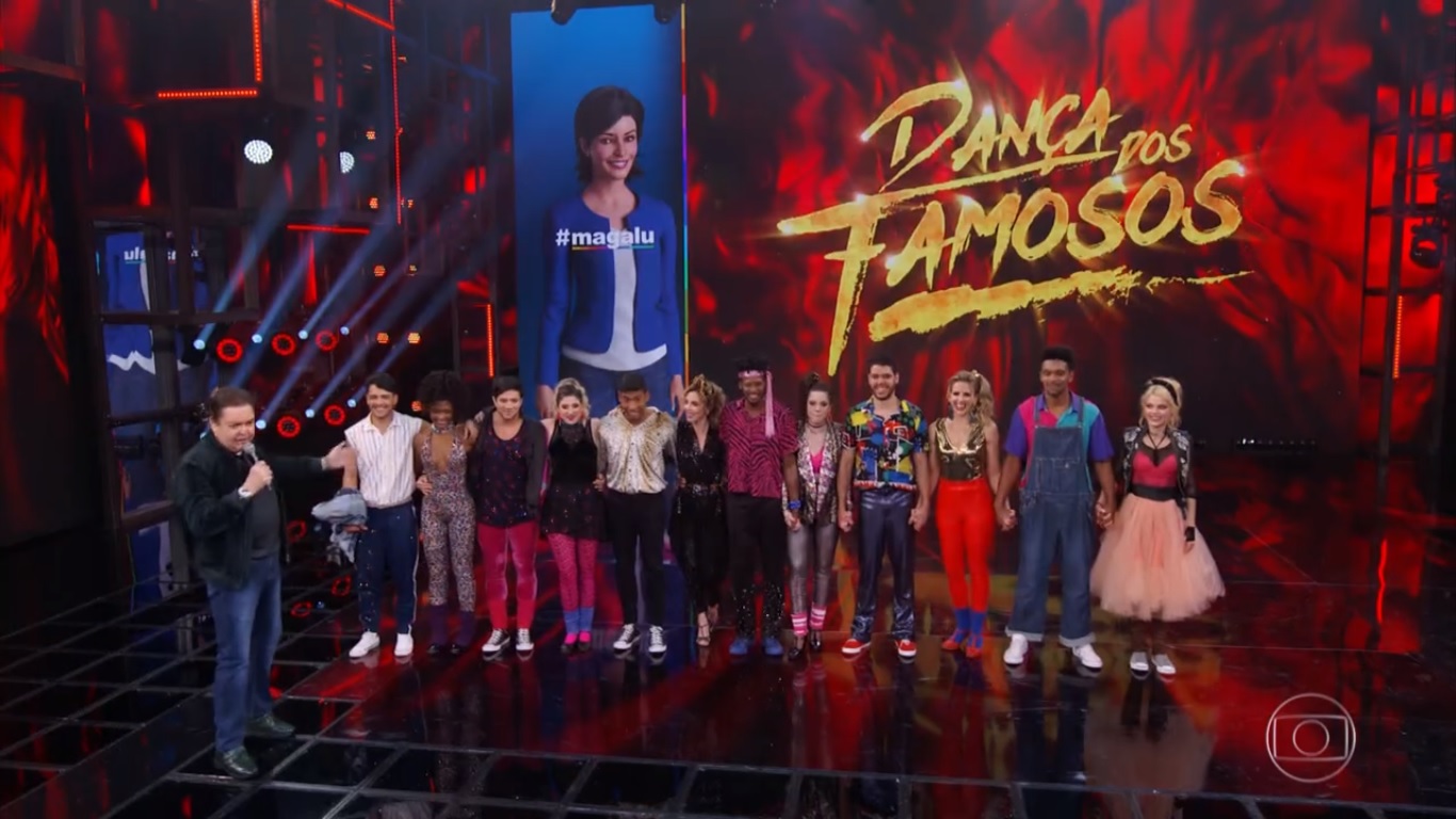 Estreia do time feminino da Danca dos Famosos