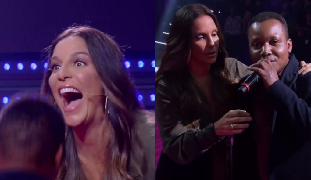 Ivete Sangalo e Edson Carlos no The Voice