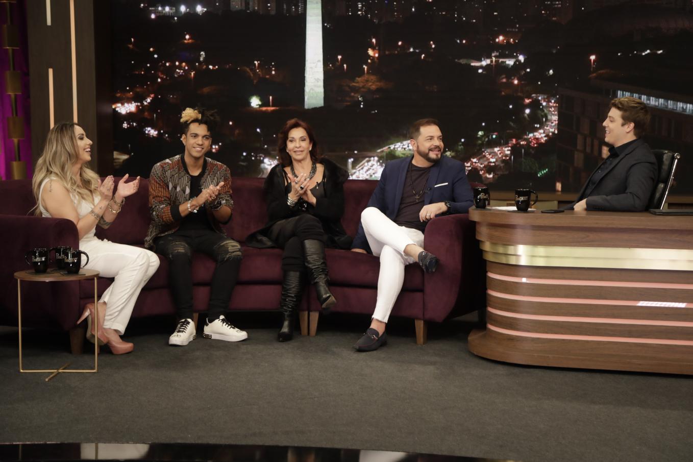Jurados do Canta Comigo no Programa do Porchat