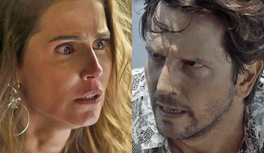 Karola (Deborah Secco) e Remy (Vladimir Brichta) de Segundo Sol