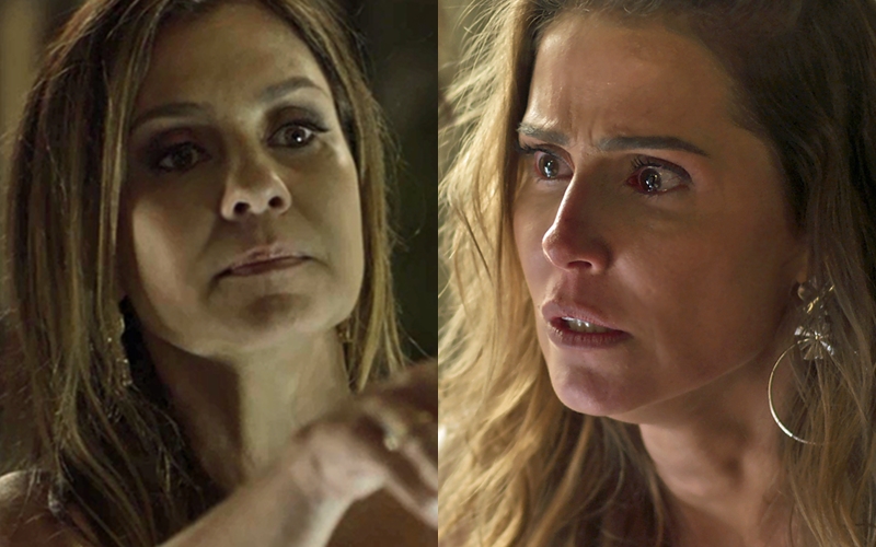 Laureta (Adriana Esteves) e Karola (Deborah Secco) de Segundo Sol