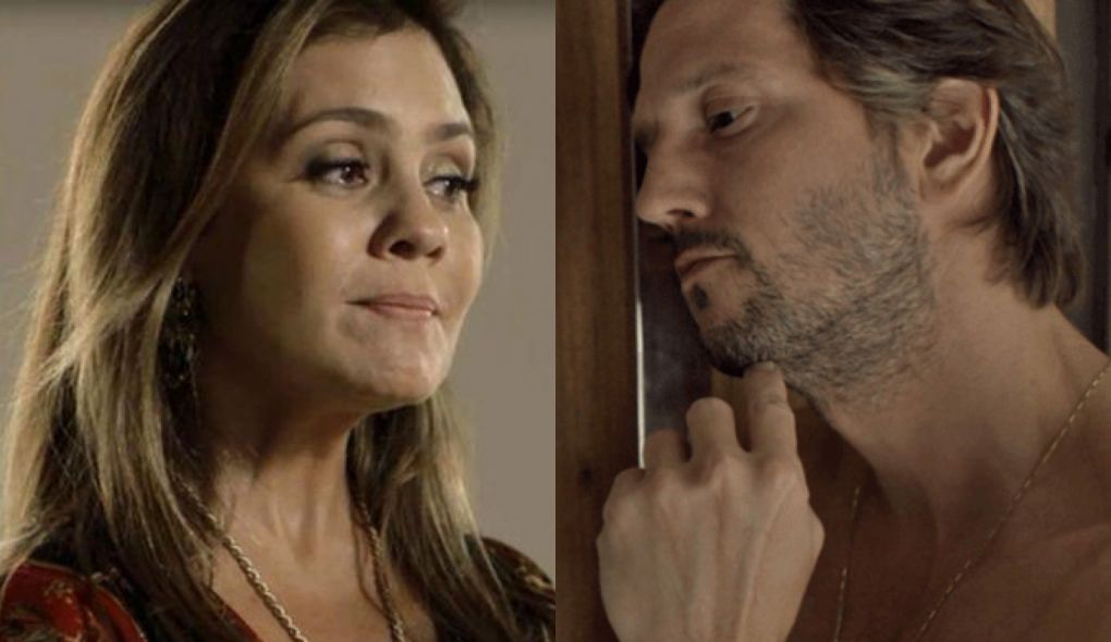 Laureta (Adriana Esteves) e Remy (Vladimir Brichta) de Segundo Sol