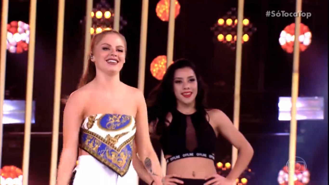 Luisa Sonza no So Toca Top
