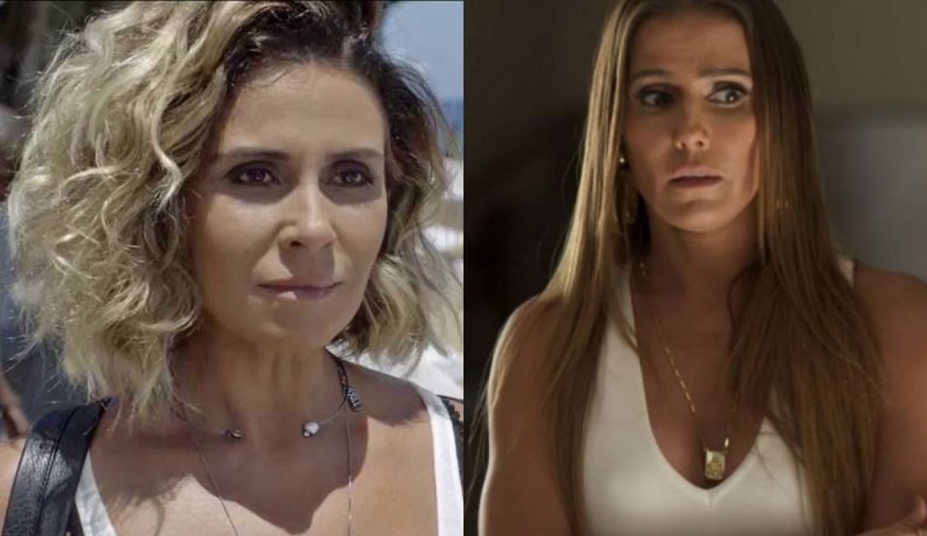 Luzia (Giovanna Antonelli) e Karola (Deborah Secco) de Segundo Sol
