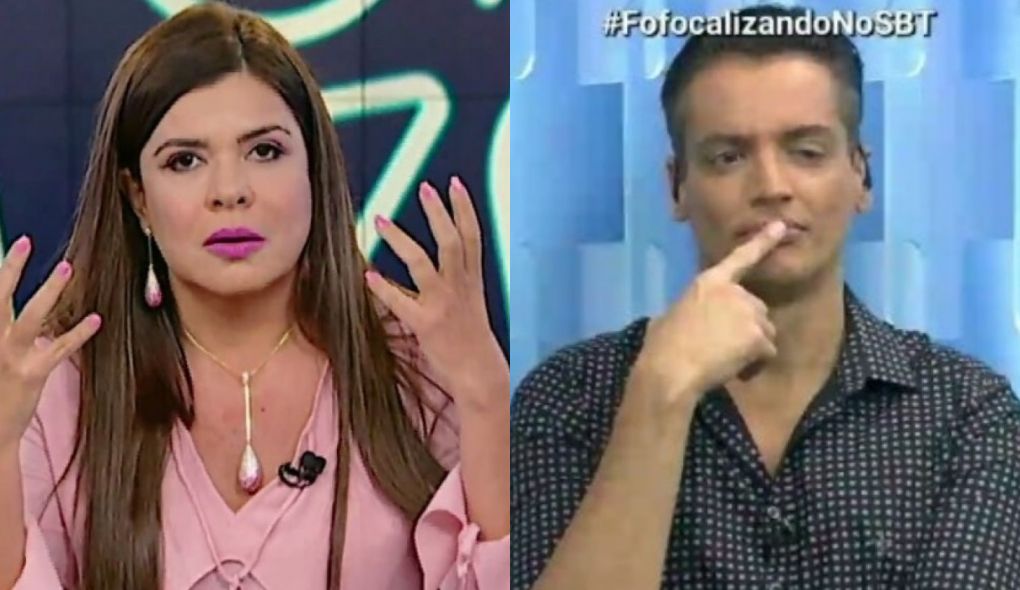 Mara Maravilha e Leo Dias no Fofocalizando