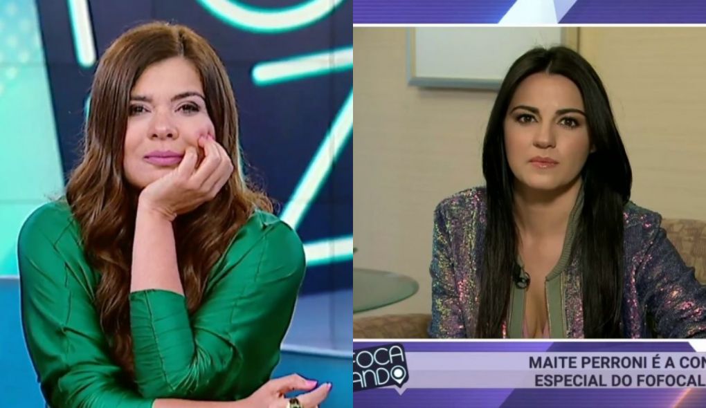 Mara Maravilha e Maite Perroni no Fofocalizando