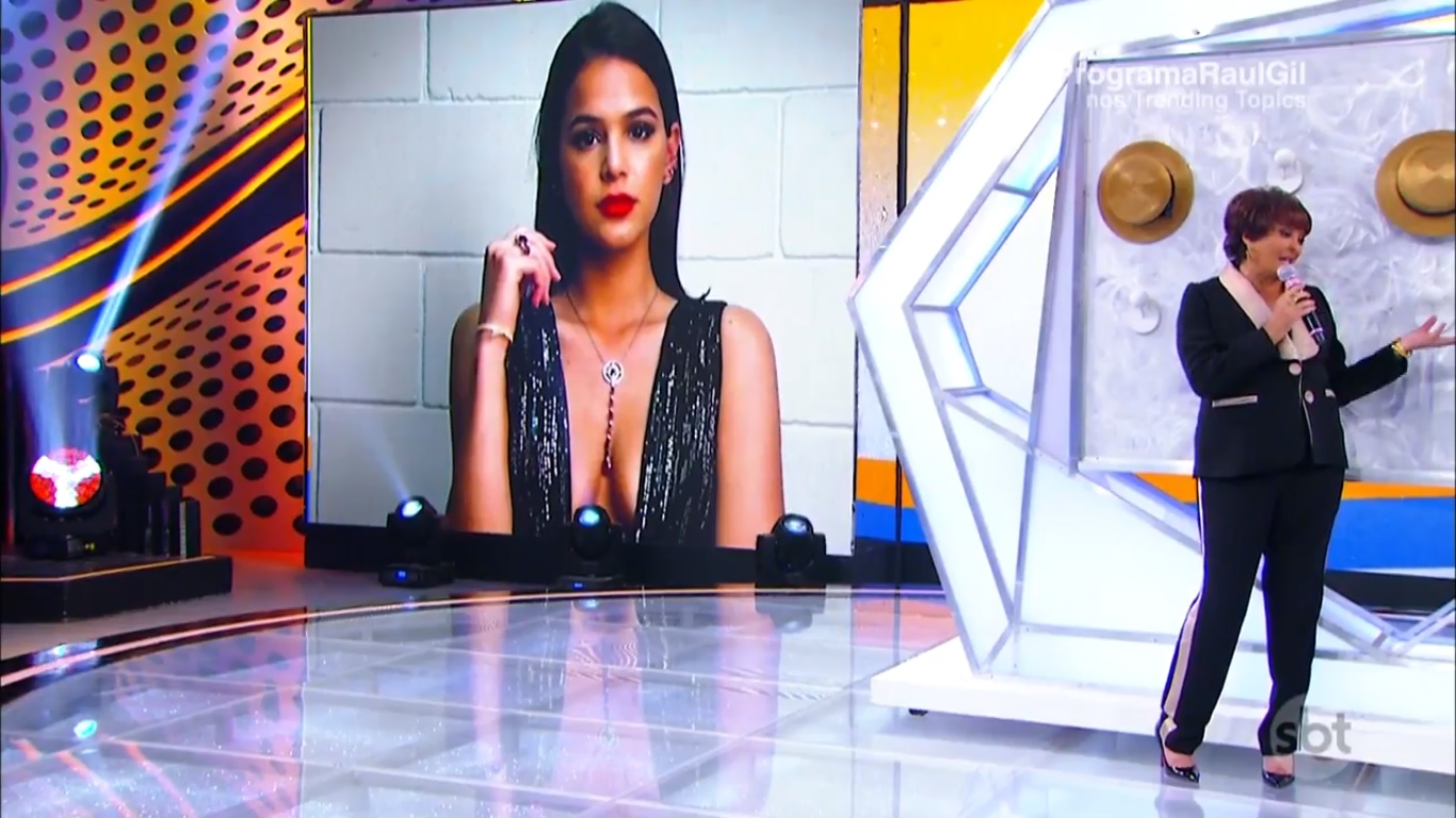 Marcia Fernandes falou sobre Bruna Marquezine no Programa Raul Gil