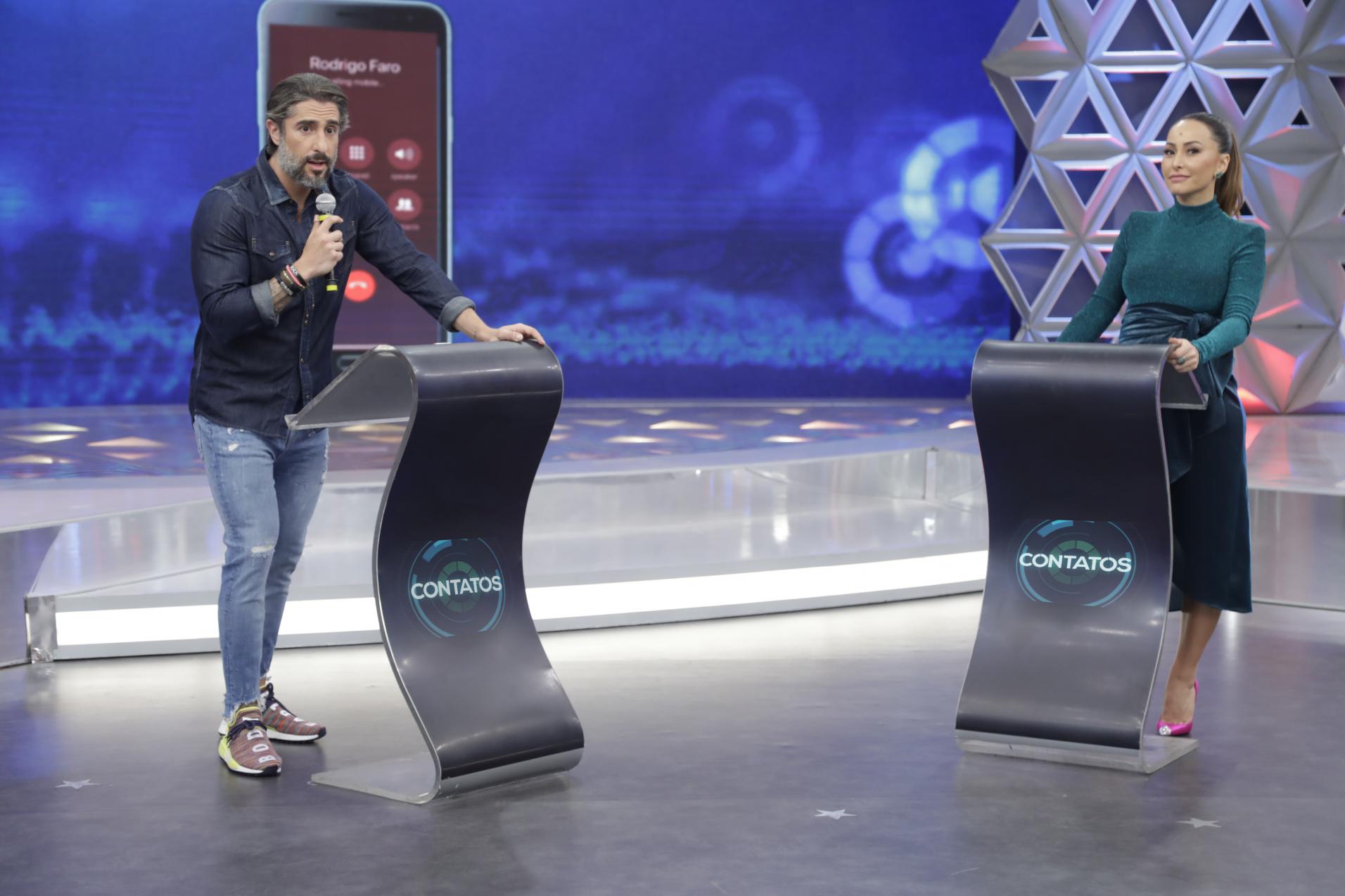 Marcos Mion e Sabrina Sato no Programa da Sabrina