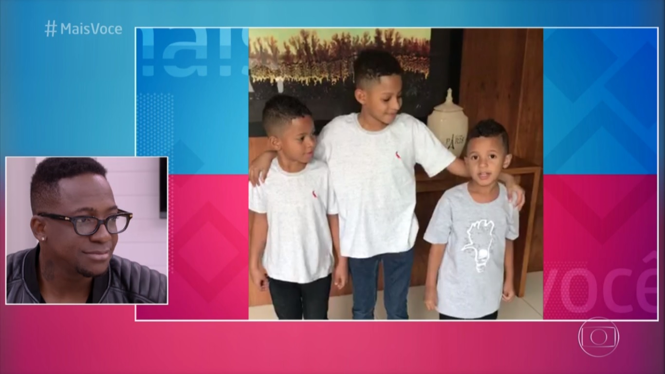 Mumuzinho recebeu depoimento dos filhos no Mais Voce