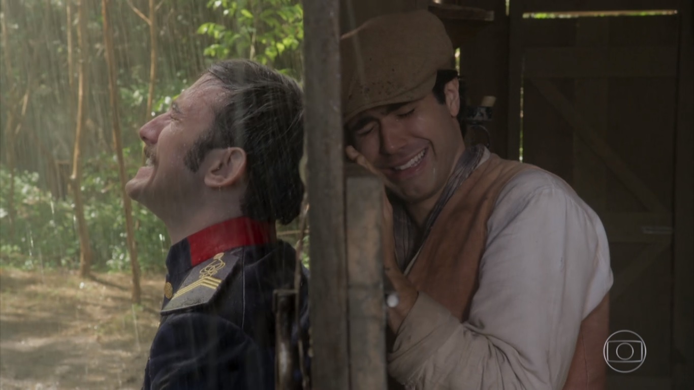 Otavio (Pedro Henrique Muller) e Luccino (Juliano Laham) de Orgulho e Paixao