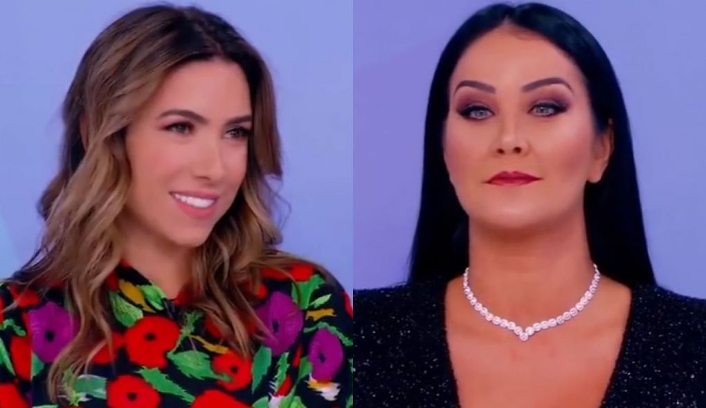 Patricia Abravanel e Helen Ganzarolli no Programa Silvio Santos
