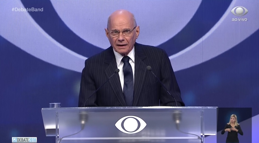 Ricardo Boechat, mediador do debate da Band