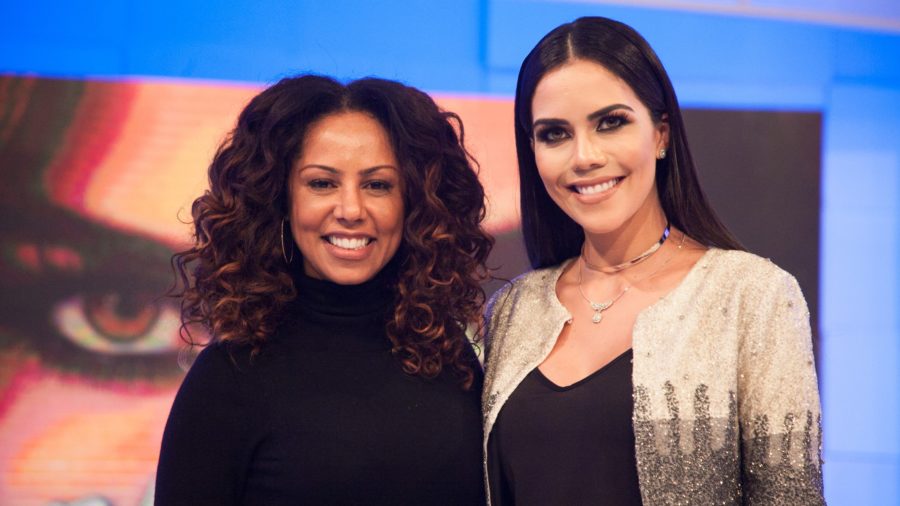 Valéria Valenssa e Daniela Albuquerque no Sensacional