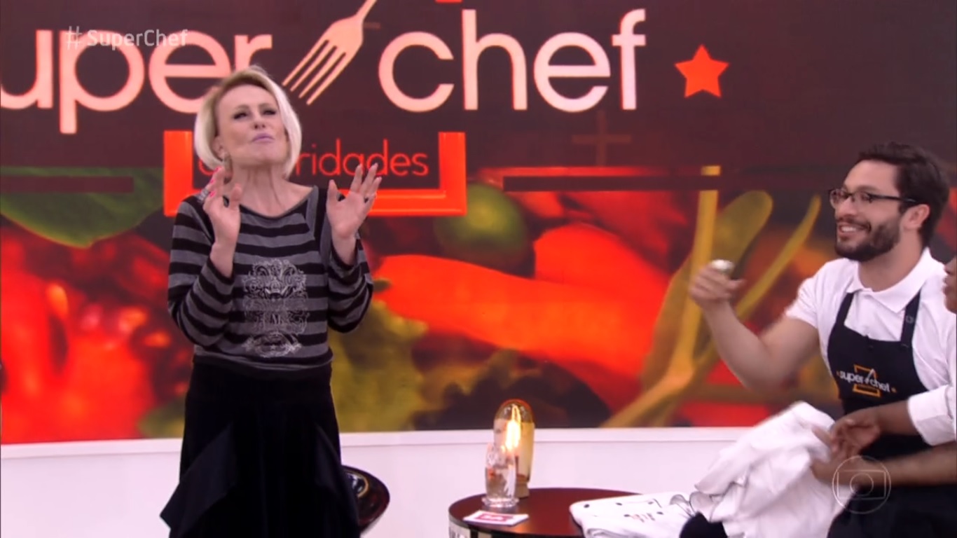 Ana Maria Braga cometeu gafe no Mais Voce