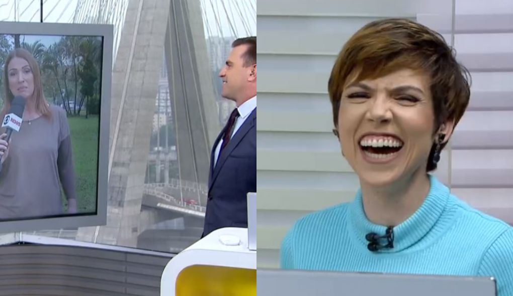 Ananda Apple, Rodrigo Bocardi e Gloria Vanique no Bom Dia SP