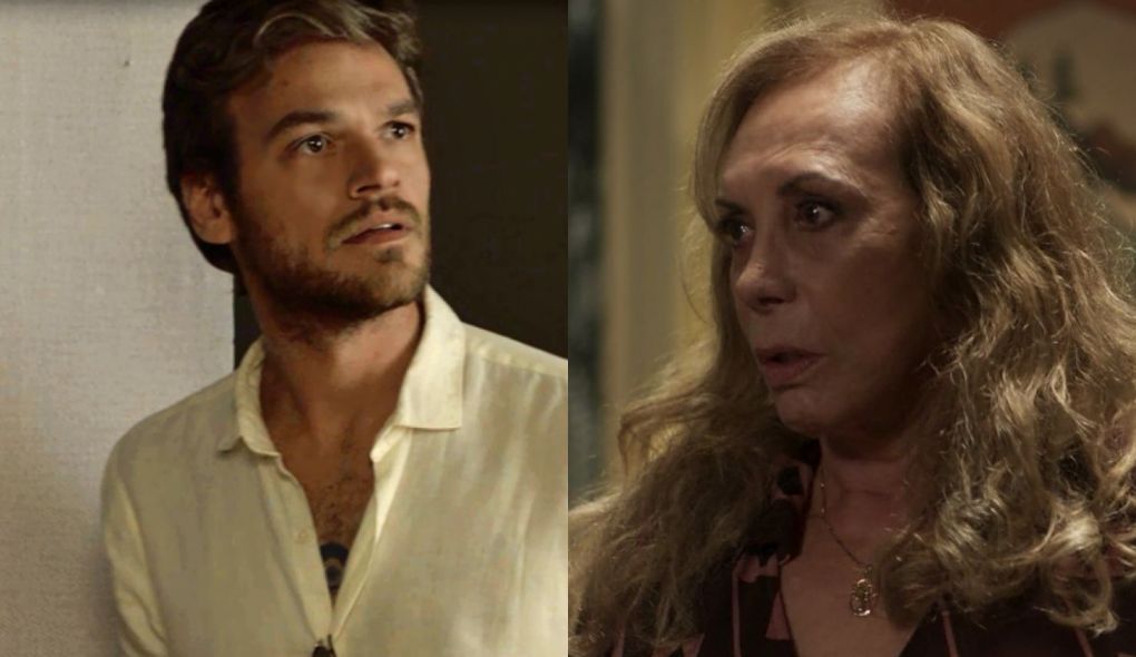 Beto (Emilio Dantas) e Nana (Arlete Salles) de Segundo Sol