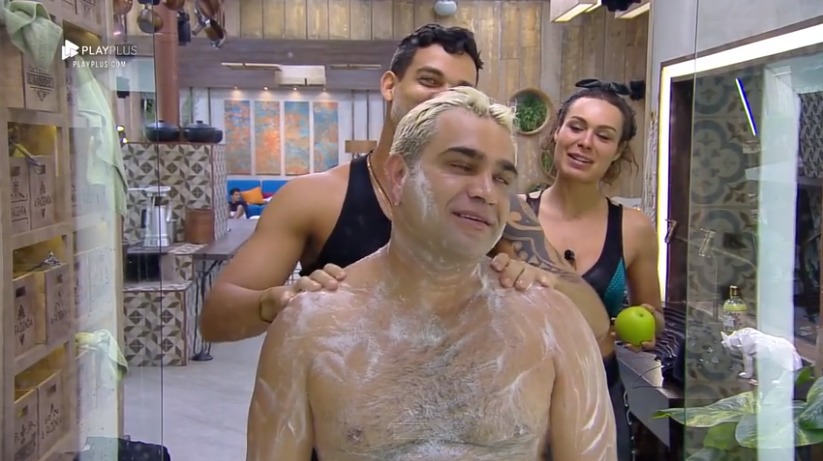 Evandro Santo, Caique Aguiar e Fernanda Lacerda
