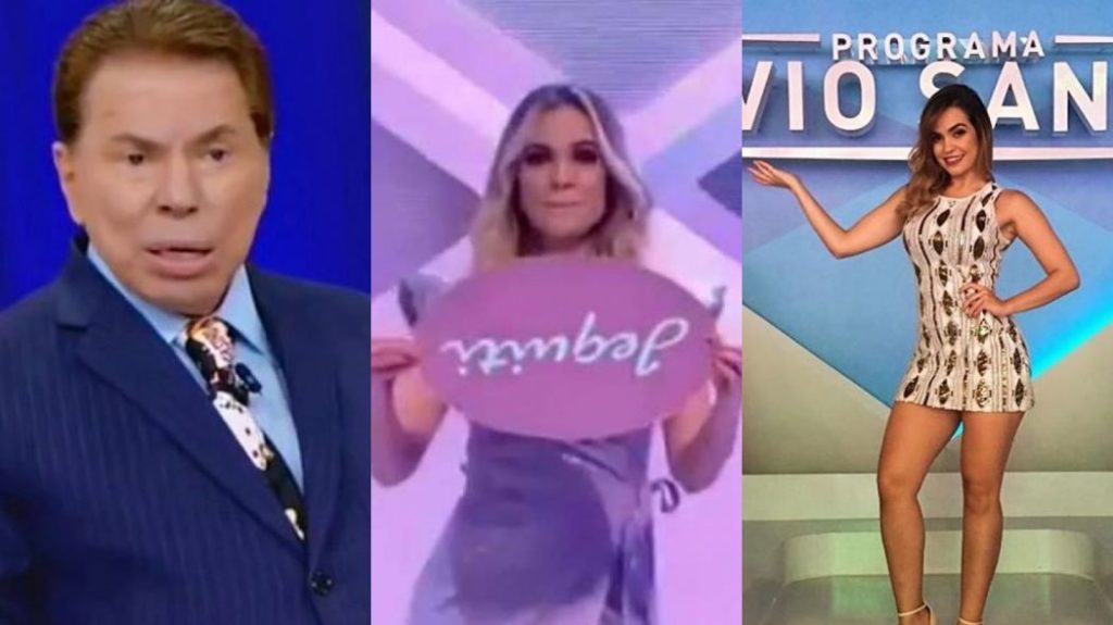 Camila Galindo, bailarina do Programa Silvio Santos, cometeu gafe durante o formato