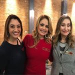 Cátia Fonseca, Nani Venâncio e Sônia Abrão na gravação do Canta Comigo (Reprodução/Instagram).