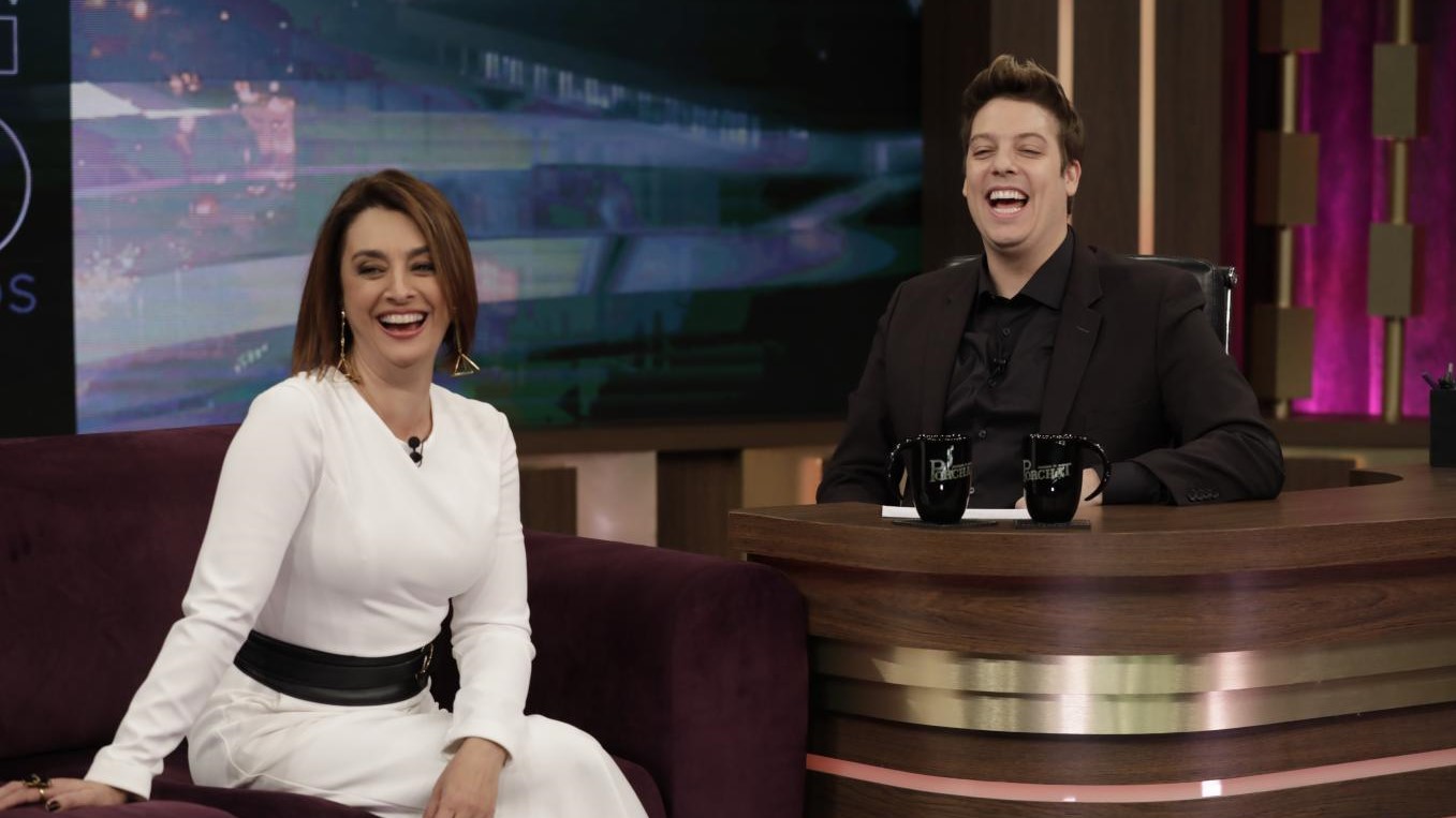 Cátia Fonseca no Programa do Porchat