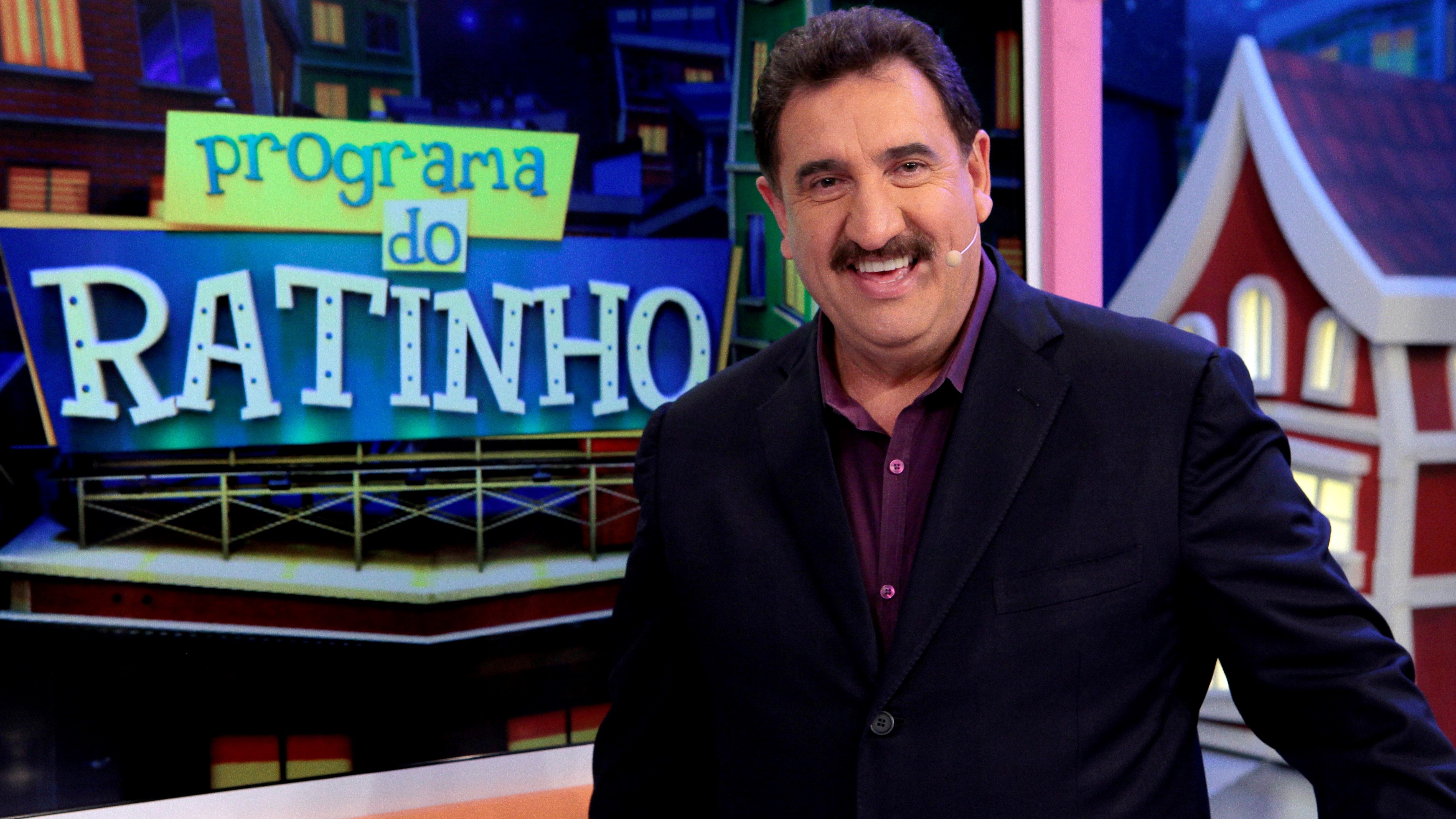 Ratinho em seu programa, no SBT