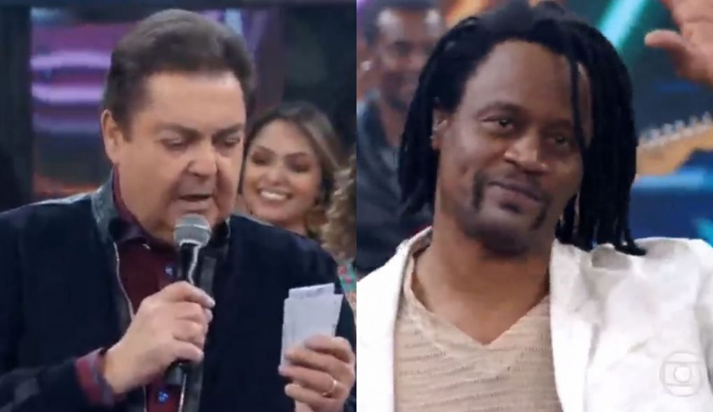 Faustao e Toni Garrido no Domingao