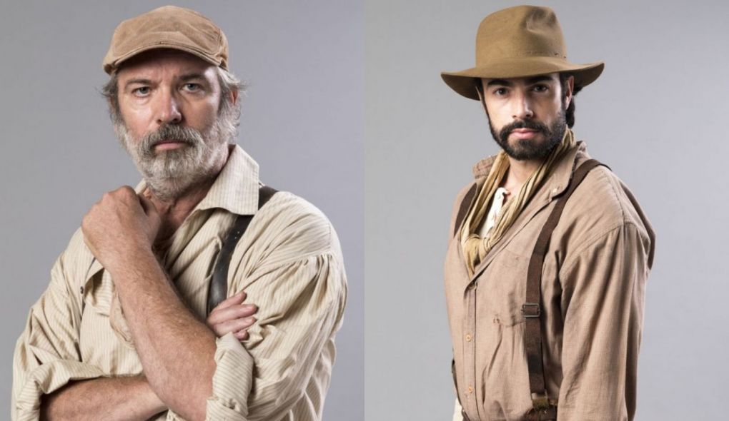 Gaetano (Jairo Mattos) e Virgílio (Giordano Becheleni) de Orgulho e Paixao