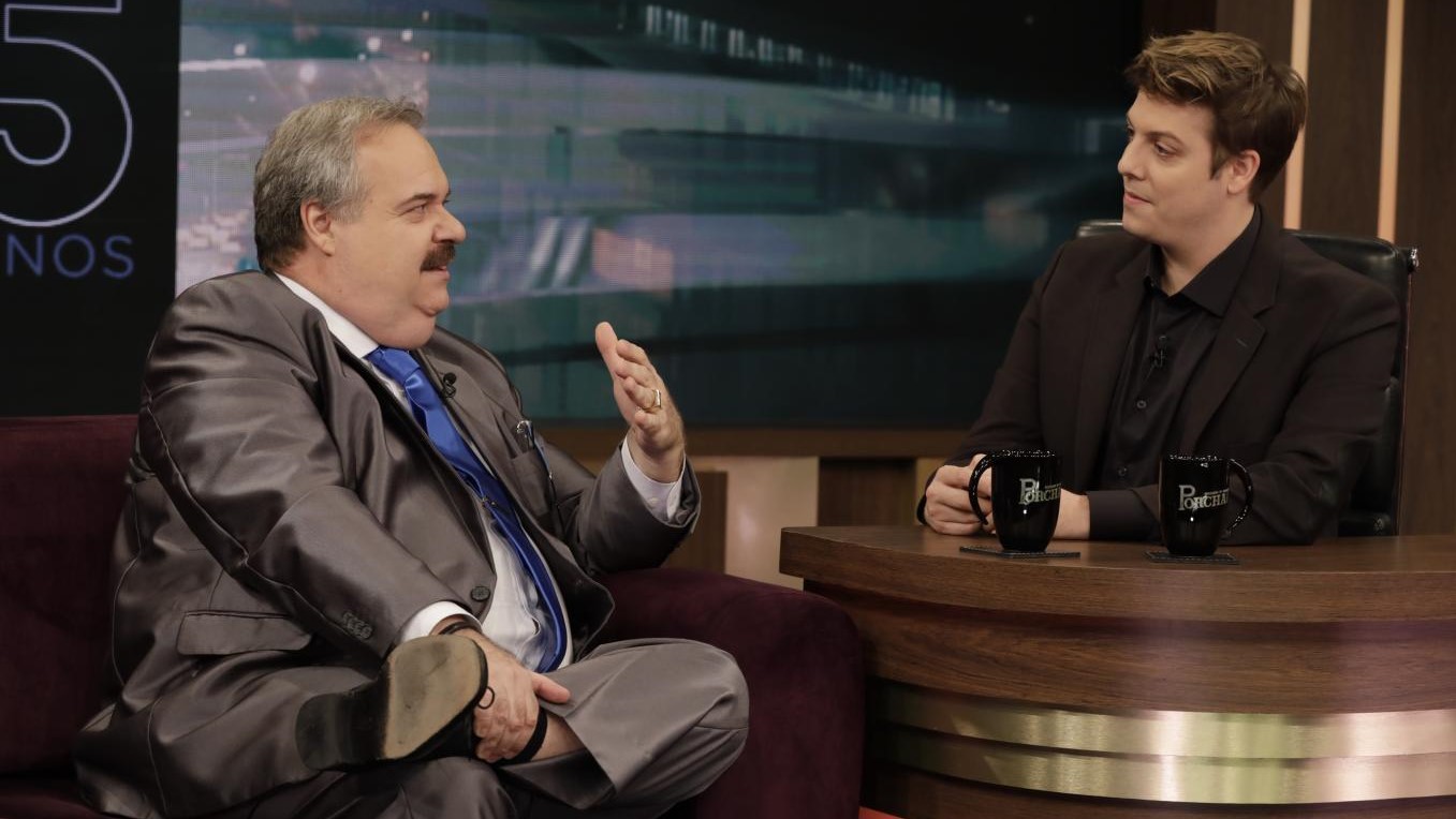 Gilberto Barros no Programa do Porchat